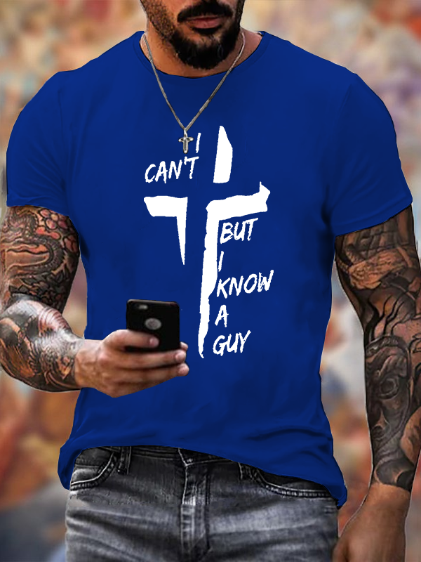 [Copy]Yeshua Hamashiach Cross Cross Jesus God Christian Cotton T-Shirt