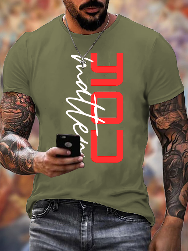 You Matter Jesus God Christian Cotton T-Shirt