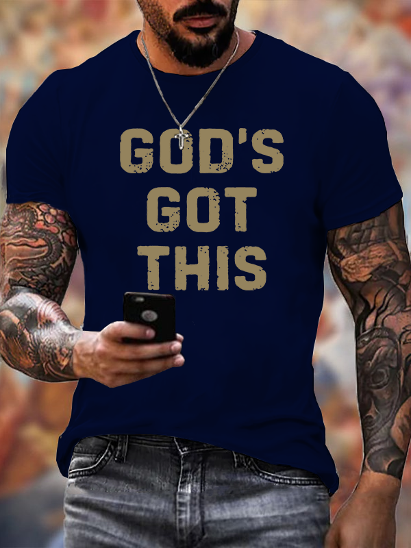 God’s Got This Jesus God Christian Cotton T-Shirt