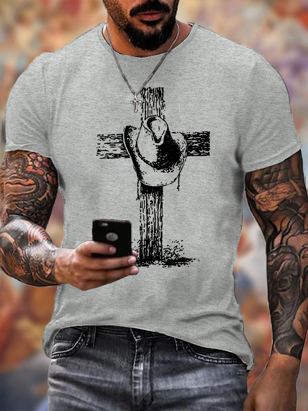 Faithful Rider Jesus God Christian Cotton T-Shirt