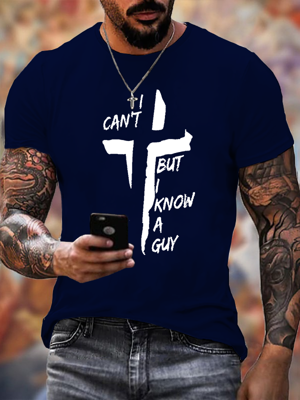 [Copy]Yeshua Hamashiach Cross Cross Jesus God Christian Cotton T-Shirt