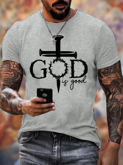 God Is Good Jesus God Christian Cotton T-Shirt