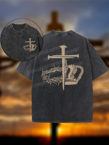 Cross Christian Washed T-Shirt