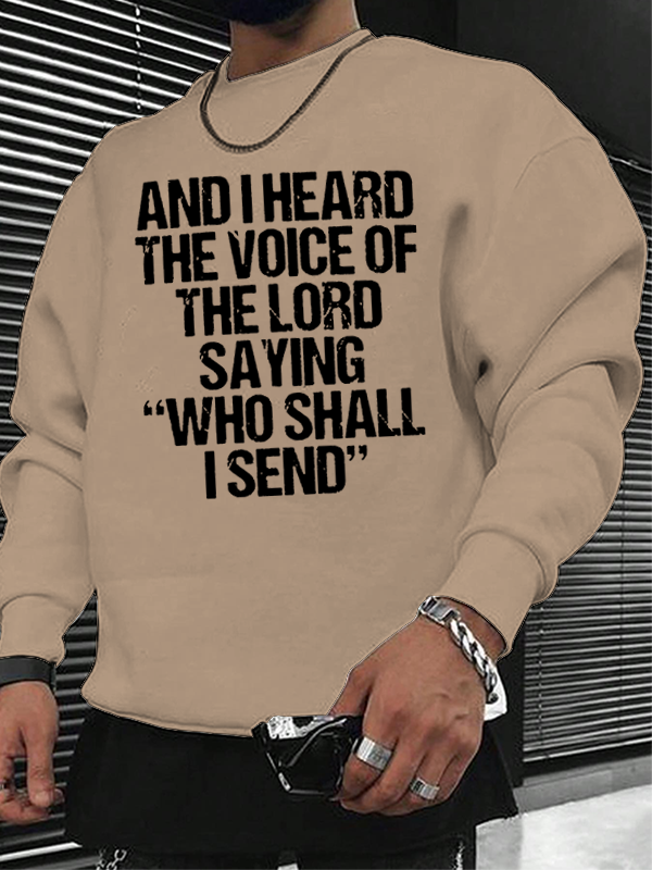 Send Me Isaiah 6:8 Christian Sweatshirt