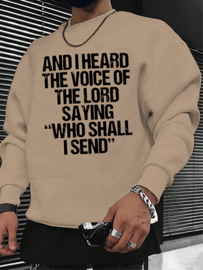 Send Me Isaiah 6:8 Christian Sweatshirt