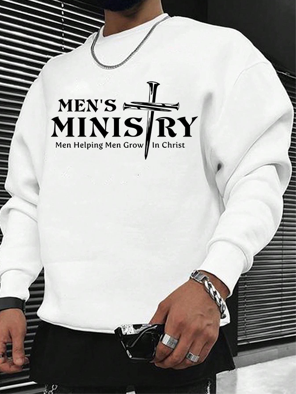 Men's Ministry ,Men Helping Men ,Church ministry Christian Sweatshirt