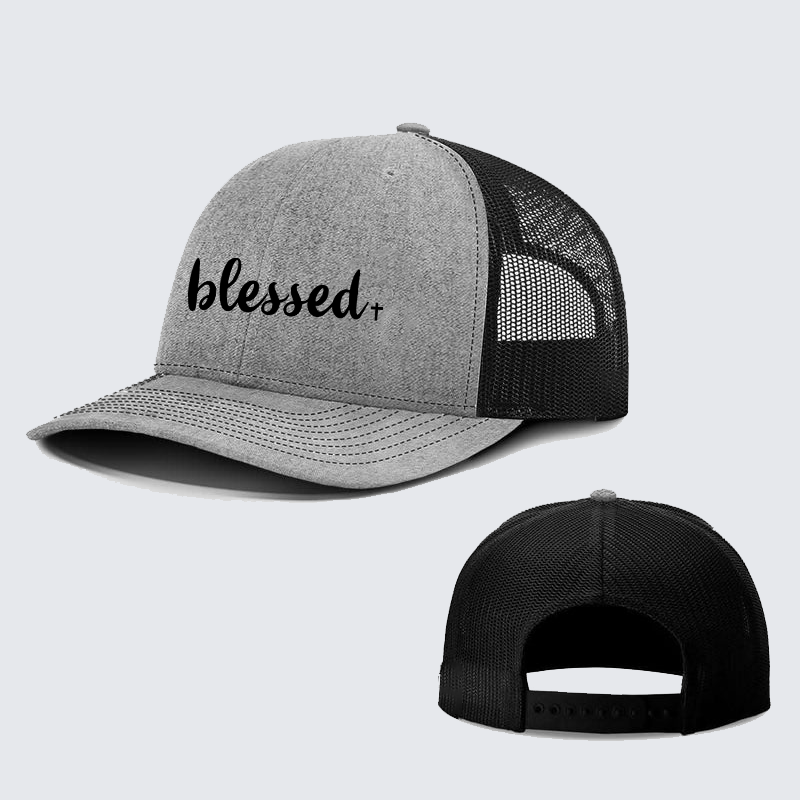 Blessed Cross Jesus God Christian Richardson Hat