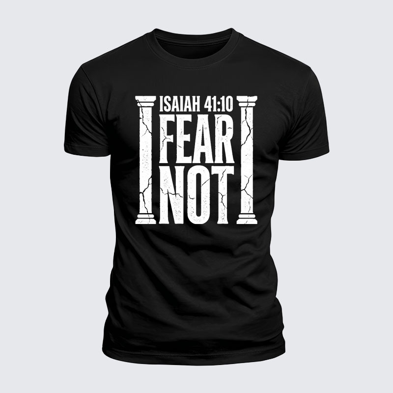 Man Of God Husband Dad Jesus God Christian Cotton T-Shirt