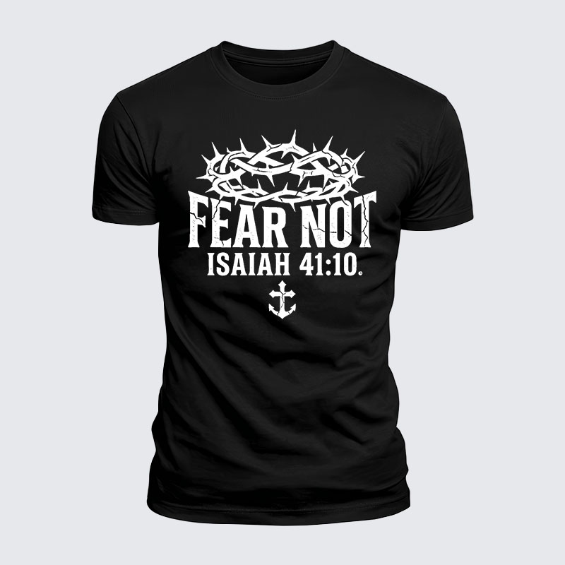 Man Of God Husband Dad Jesus God Christian Cotton T-Shirt
