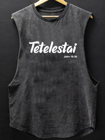 Tetelestai John 19 : 30  Christian Washed Tank