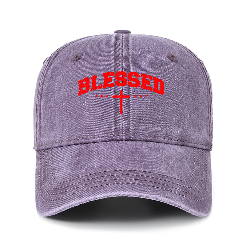 Heritage Washed Cap - Blessed Cross