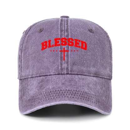 Heritage Washed Cap - Blessed Cross