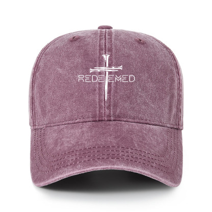 Heritage Washed Cap - Cross Nails Redeemed