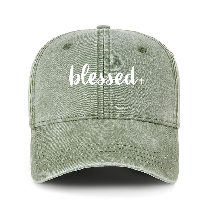 Heritage Washed Cap - Blessed Cross