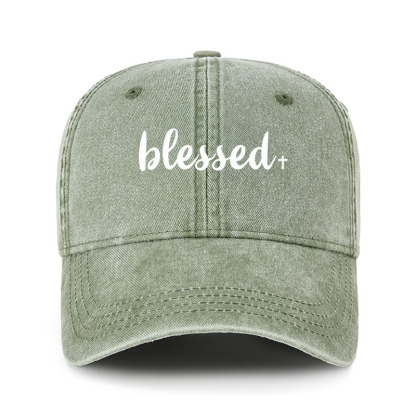 Heritage Washed Cap - Blessed Cross