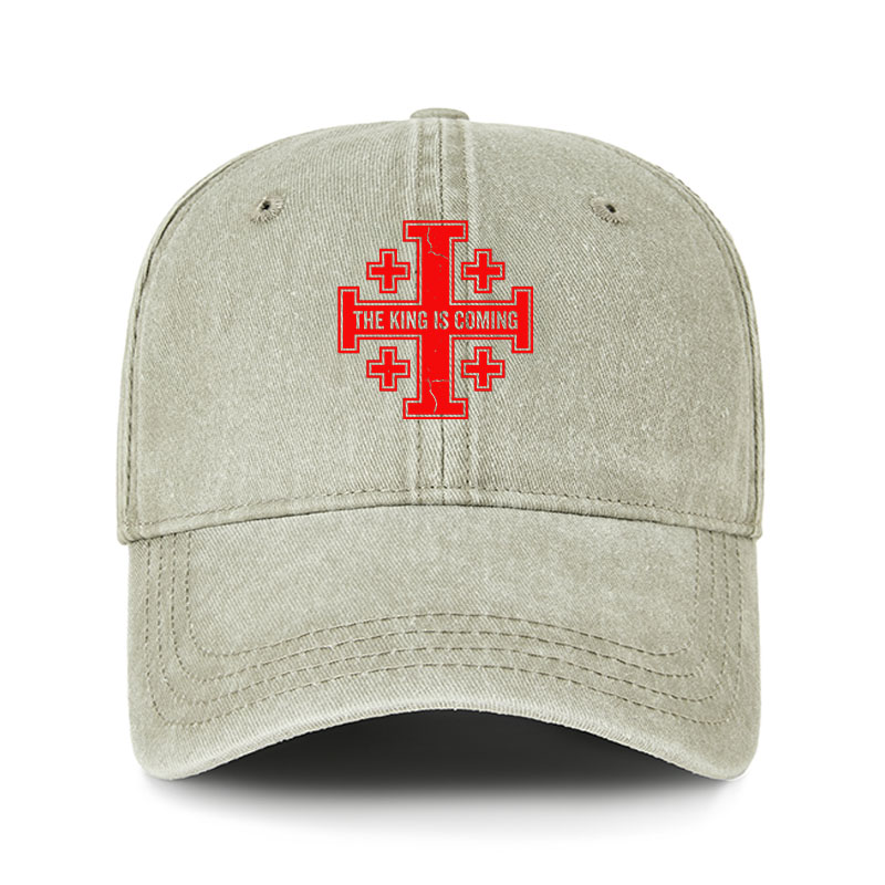 Heritage Washed Cap - Jerusalem Cross