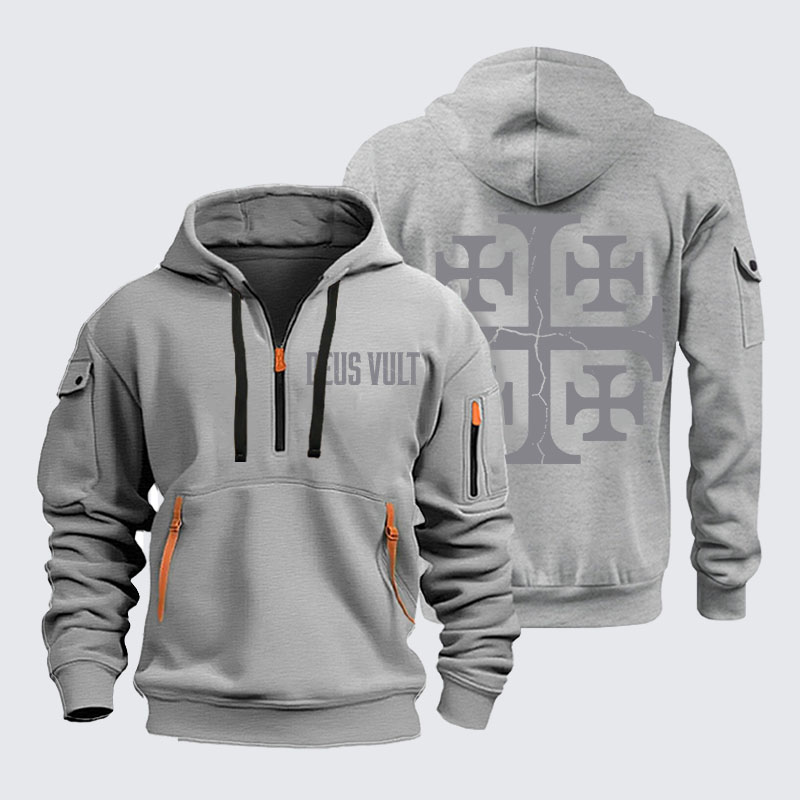 Zipper Hoodies - Deus Vult