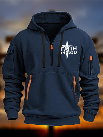 Faith In God Jesus God Christian Zipper Hoodies
