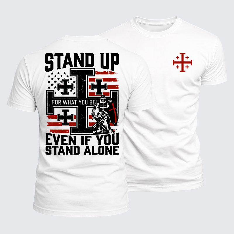 Luxe Mercerized Cotton Tee - Stand Up For What You Believe