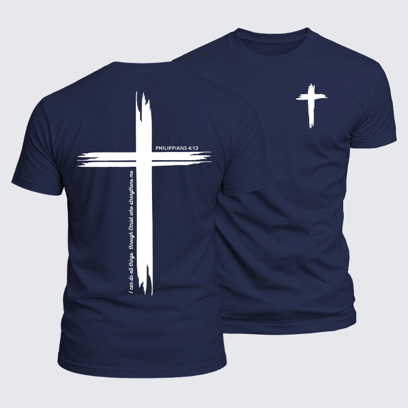 Luxe Mercerized Cotton Tee - I Can Do All Things Through Christ | Philippians 4:13