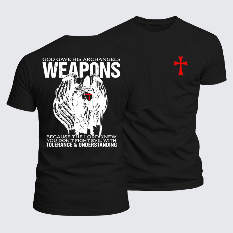 Man Of God Husband Dad Jesus God Christian Cotton T-Shirt