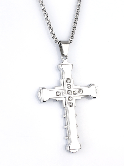 Christian Diamond Cross Necklace