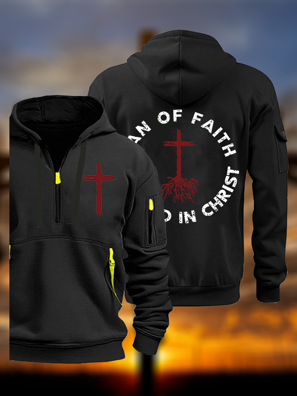 Man of Faith Jesus God Christian Zipper Hoodies