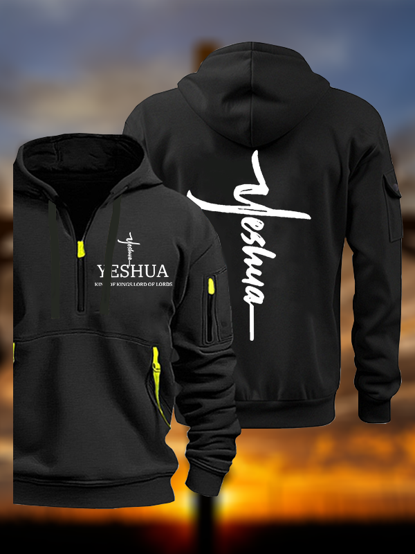 Yeshua King Of Kings Lord Of Lords Jesus God Christian Zipper Hoodies