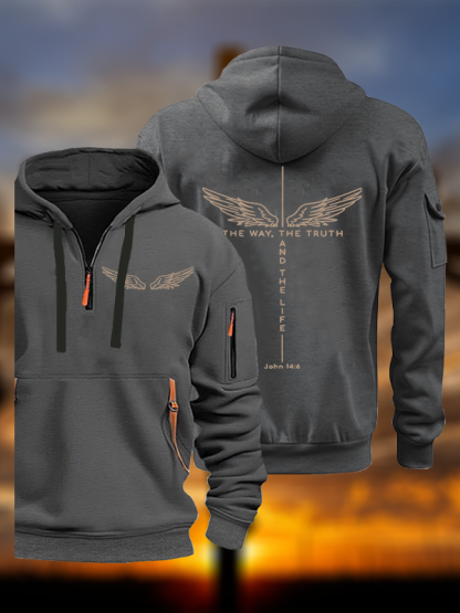 The Way The Truth The Life Jesus God Christian Zipper Hoodies