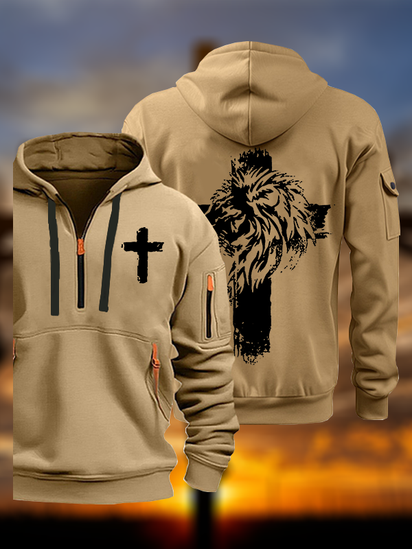 Fearless in Faith Jesus God Christian Zipper Hoodies