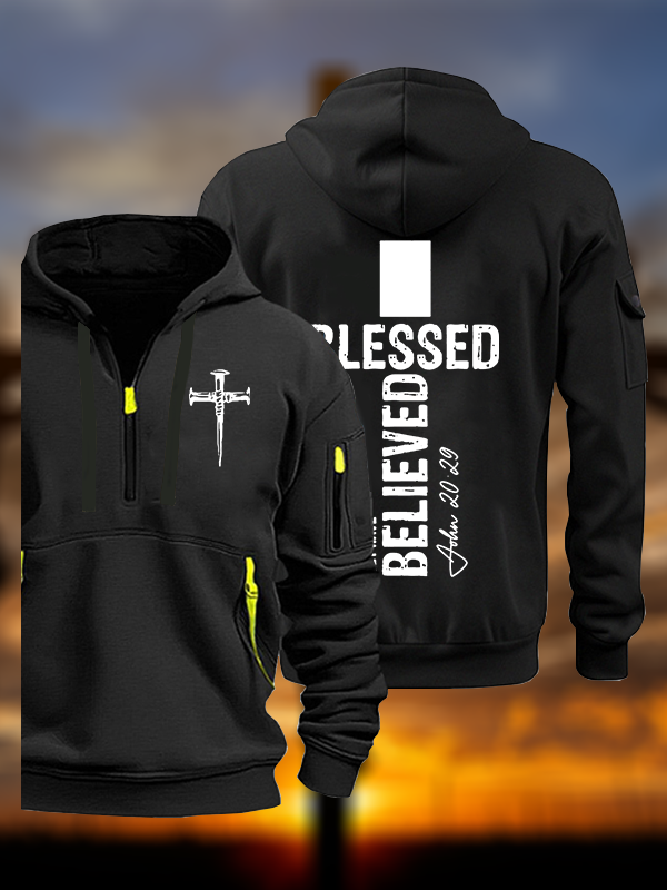 Blessed Jesus God Christian Zipper Hoodies
