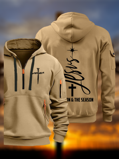 The Reason & The Season Jesus God Christian Zipper Hoodies