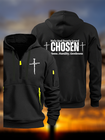 Chosen Jesus God Christian Zipper Hoodies