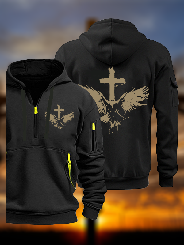 The Jesus Eagle  Jesus God Christian Zipper Hoodies
