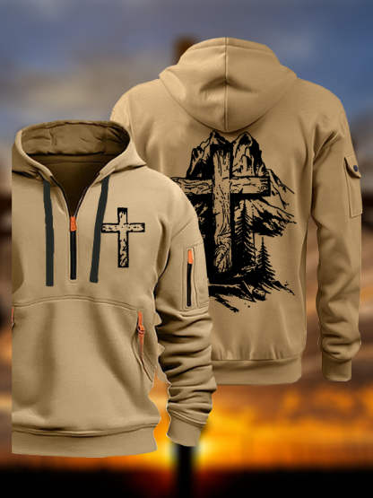 Faith Over Mountains Jesus God Christian Zipper Hoodies