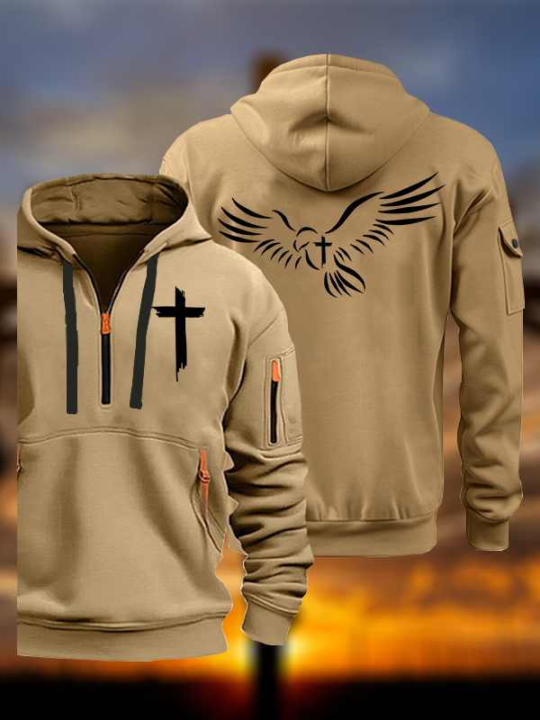 Wings Like Eagles Jesus God Christian Zipper Hoodies