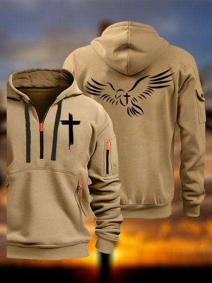 Wings Like Eagles Jesus God Christian Zipper Hoodies