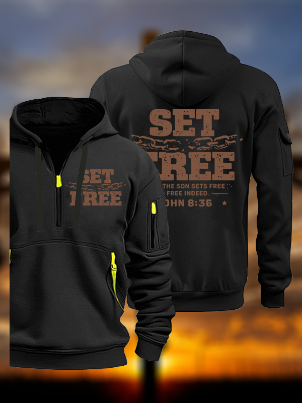 Set Free Jesus God Christian Zipper Hoodies