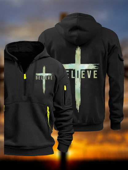 Believe Jesus God Christian Zipper Hoodies