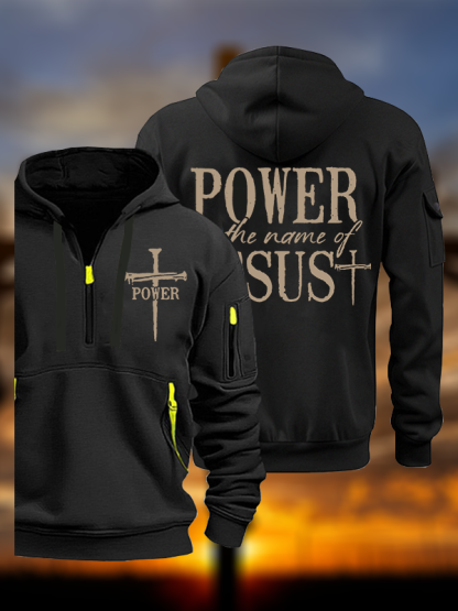Power In The Name of Jesus Jesus God Christian Zipper Hoodies