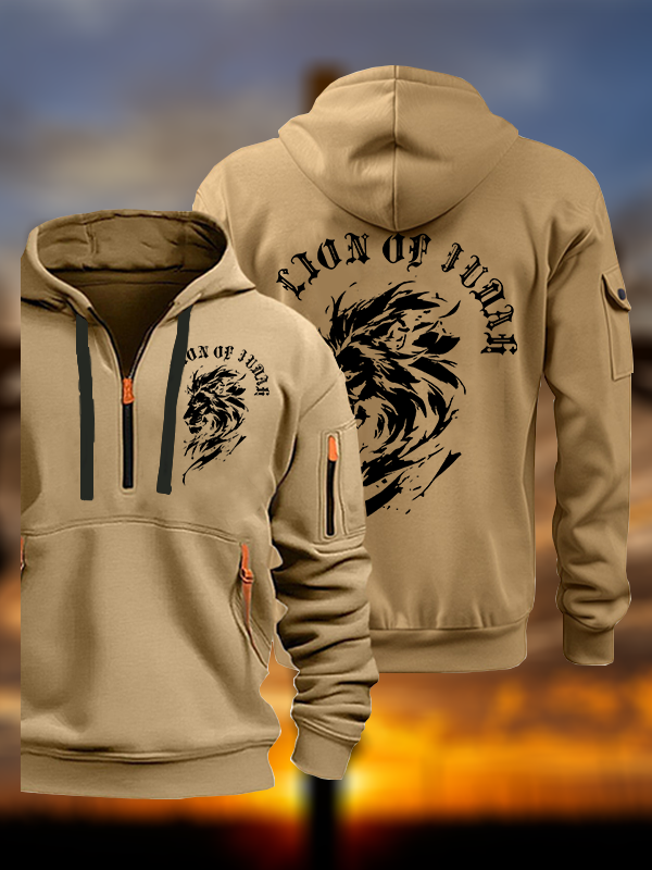 Lion Of Judah Jesus God Christian Zipper Hoodies