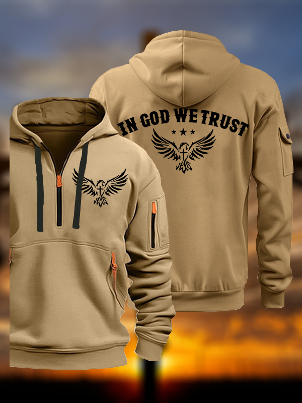In God We Trust Jesus God Christian Zipper Hoodies