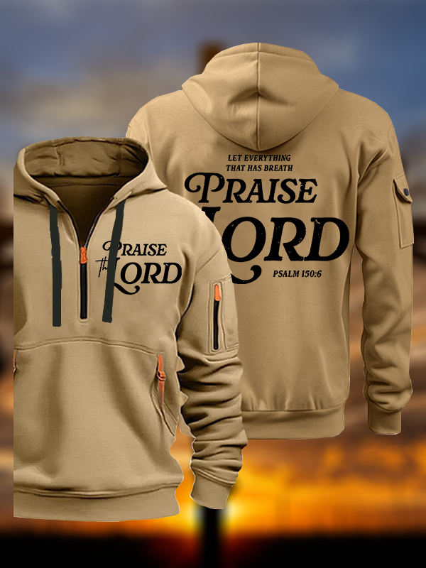 Praise The Lord Jesus God Christian Zipper Hoodies