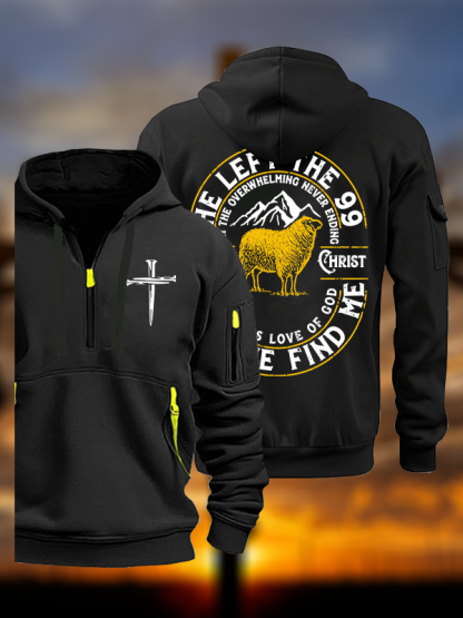 He Left The 99 Jesus God Christian Zipper Hoodies