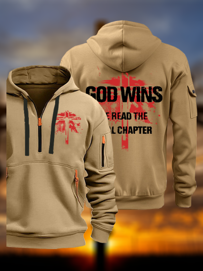 God Wins Jesus God Christian Zipper Hoodies
