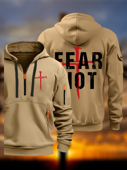 Fear Not Jesus God Christian Zipper Hoodies