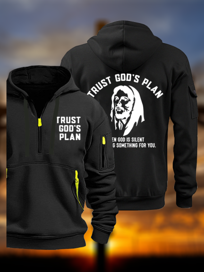 Trust God's Plan Jesus God Christian Zipper Hoodies
