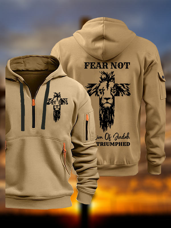 Fear Not  Jesus God Christian Zipper Hoodies