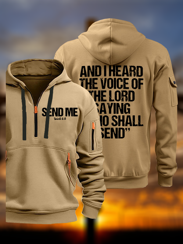 Send Me Isaiah 6:8 Jesus God Christian Zipper Hoodies