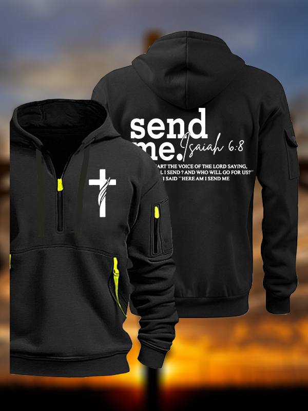 Send Me Isaiah 6:8 Jesus God Christian Zipper Hoodies